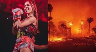 Anitta desabafa sobre incêndios em Los Angeles e faz apelo emocionante: 'Meu coração'