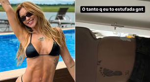 Virginia Fonseca exibe antes e depois de cirurgia para hérnia umbilical