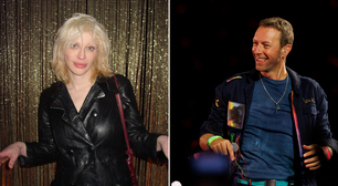 A banda que Courtney Love precisou fingir gostar em papo com Chris Martin