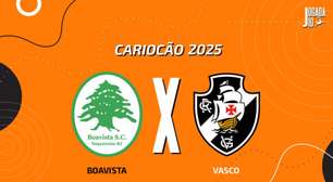 Boavista x Vasco: onde assistir, escalações e arbitragem