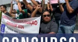 CONCURSO: professores aprovados realizam PROTESTO em frente à Prefeitura de CAMARAGIBE