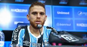 Cuéllar é apresentado no Grêmio e responde porque não foi para o Inter: "No momento não era o que a gente queria"