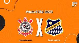 Corinthians x Água Santa: onde assistir, escalações e arbitragem