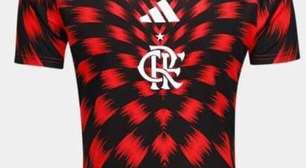 Nova camisa pré-jogo do Flamengo para 2025 causa polêmica; veja