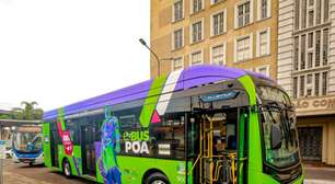 Porto Alegre recebe novo ônibus elétrico articulado