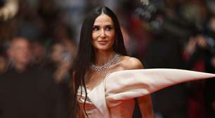 Demi Moore reage à indicação ao Oscar que disputa com Fernanda Torres