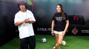 Ronaldinho Gaúcho tem rolê com atriz indicada ao Oscar