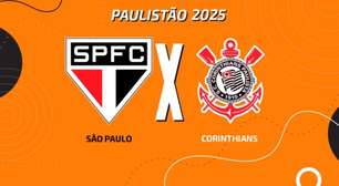 São Paulo x Corinthians: onde assistir, escalações e arbitragem