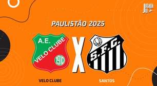 Velo Clube x Santos, AO VIVO, com a Voz do Esporte, às 17h