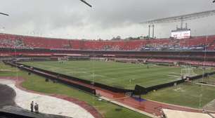 Chuva adia clássico entre São Paulo x Corinthians em uma hora