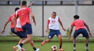 Bragantino realiza último treino antes de enfrentar o Palmeiras