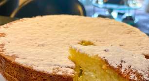 Bolo de limão - o mais fofinho e molhadinho - cake au citron