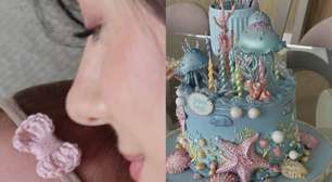 Jade Magalhães celebra primeiro mês da filha com Luan Santana e é criticada: 'Preguiça'