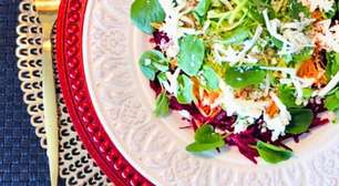 Salada de beterraba, cenoura e abobrinha: cor e saúde