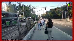 Vídeo mostra ônibus perdendo o controle após ser atingido por avião e correria de passageiros em SP