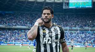 Autor dos gols, Hulk vibra com a vitória do Atlético-MG no clássico : 'fizemos um ótimo trabalho coletivo'