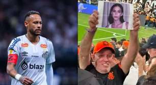 Torcida do Corinthians provoca Neymar e grita nome de Bruna Marquezine; veja reação do jogador