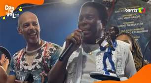 Neguinho da Beija-Flor vai às lágrimas em despedida na quadra da escola