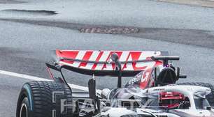 Ocon danifica carro de 2025 da Haas durante shakedown