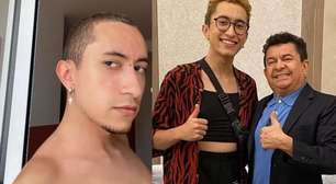 Ousado! Filho de cantor sertanejo faz ensaio de maquiagem e bumbum de fora