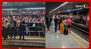 Falha causa transtornos para passageiros da Linha 3-Vermelha em São Paulo