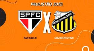 São Paulo x Novorizontino: onde assistir, escalações e arbitragem