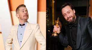 Macaulay Culkin reage à vitória do irmão, Kieran Culkin, no Oscar 2025
