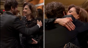 Neto de Eunice Paiva reage a reencontro com Fernanda Torres pós-Oscar: 'Emocionante'