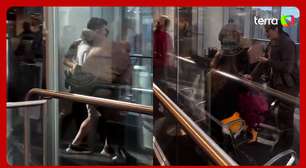 Vídeo mostra momento em que casal brasileiro é detido após confusão no Aeroporto de Miami