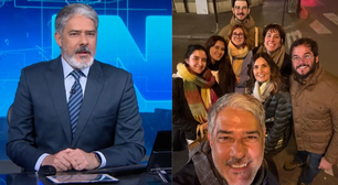 Após sumir do Jornal Nacional, paradeiro de William Bonner é revelado; saiba onde ele está