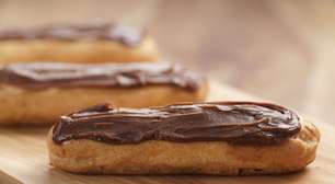 Bomba de creme com cobertura de chocolate: teste a sobremesa francesa