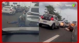 Para escapar de tiroteio, pessoas deitam em avenida e motoristas seguem na contramão no Rio