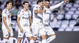 Sem Neymar, Santos goleia Coritiba em amistoso no Couto Pereira
