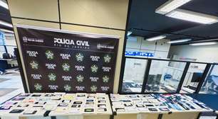 Polícia recupera 200 celulares roubados e inicia devolução às vítimas