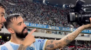 "Bora fiel" Matheus Vargas vira cinegrafista após vitória do Paysandu