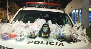 PM Rodoviária apreende mais de 9 mil porções de drogas e prende dois suspeitos na Ayrton Senna