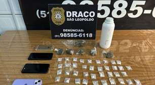 Polícia Civil prende casal e comparsa em esquema de Tele-entrega de drogas no Vale dos Sinos