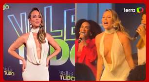 Paolla Oliveira dá show de samba e brilha ao lado de elenco no lançamento de 'Vale Tudo'