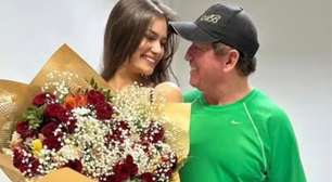 Miss exibe cliques inéditos da lua de mel com Amado Batista: 'Vida difícil'