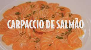 Olha como se faz: carpaccio de salmão maravilhoso