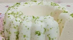 Sobremesa refrescante de domingo: pudim de limão cremoso e fácil de fazer