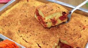 Torta de salsicha com massa especial: um lanche que todo mundo adora e pede mais