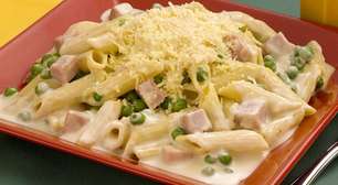 Macarrão ao molho branco na pressão: feito em 20 minutos