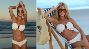 Após comentários, Ana Paula Siebert nega uso de photoshop em fotos na praia