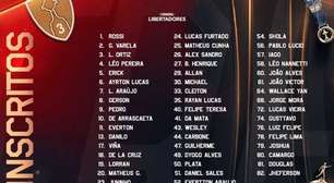Flamengo divulga lista de inscritos para a Libertadores 2025