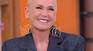 Xuxa, 62, fala de alopecia e enfia cara em bolo com Ana Maria