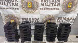 Brigada Militar apreende mais de 100 kg de drogas e prende suspeito no RS