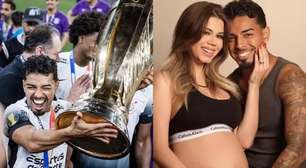 Esposa de jogador do Corinthians comemora título na sala de parto