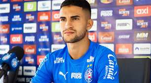Nestor valoriza chance como titular no Bahia, diante do Santos: "Criar dúvida no professor"
