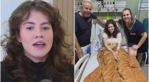 Atriz relata susto com trombose:"perna escura e doendo"